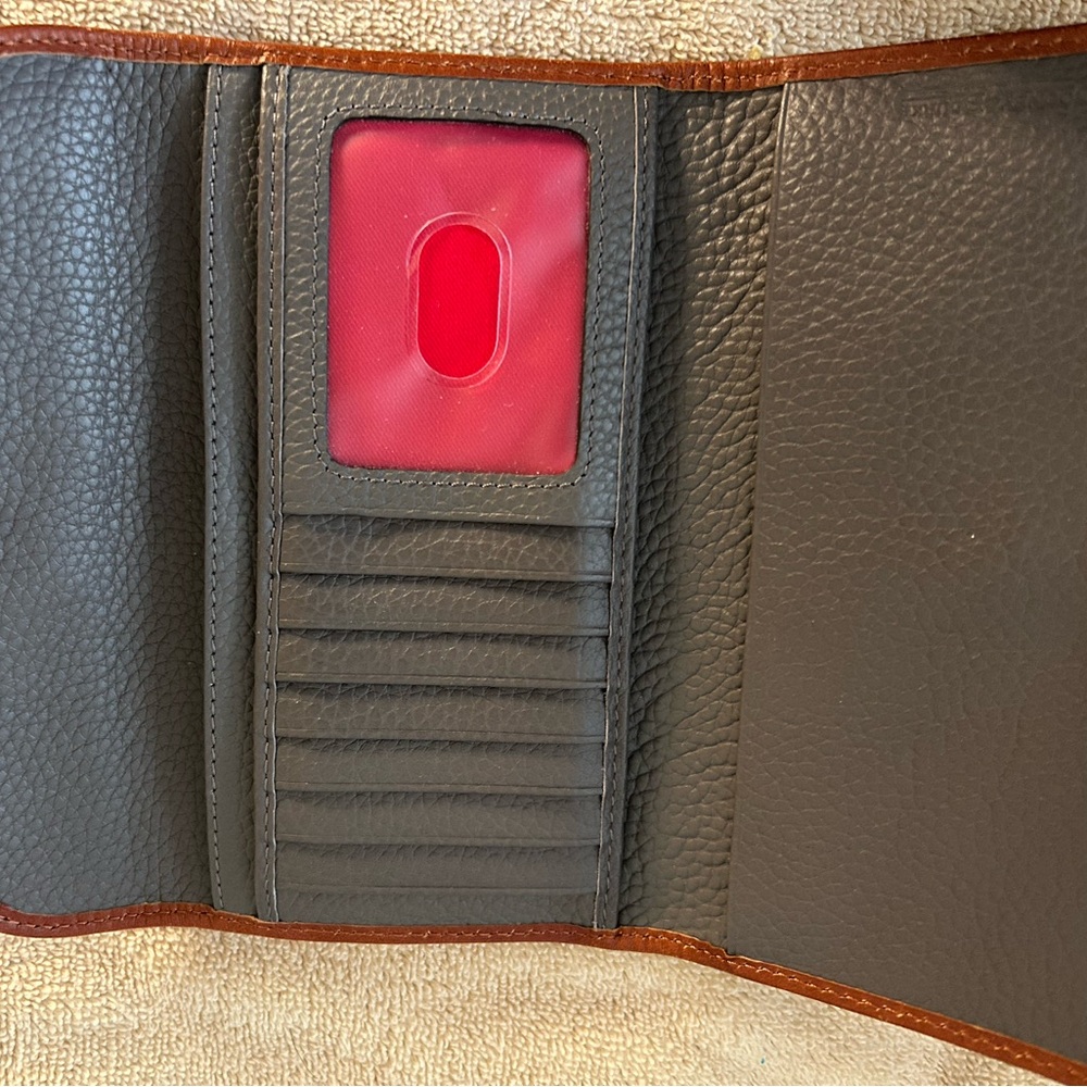 Dooney & Bourke Gray and Brown Wallet - Picture 2 of 10